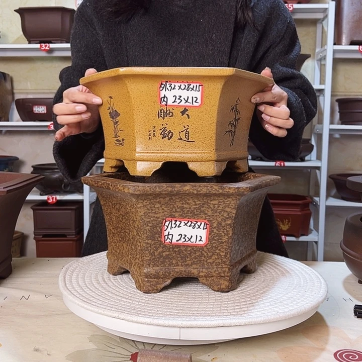 紫砂花盆紫砂花盆