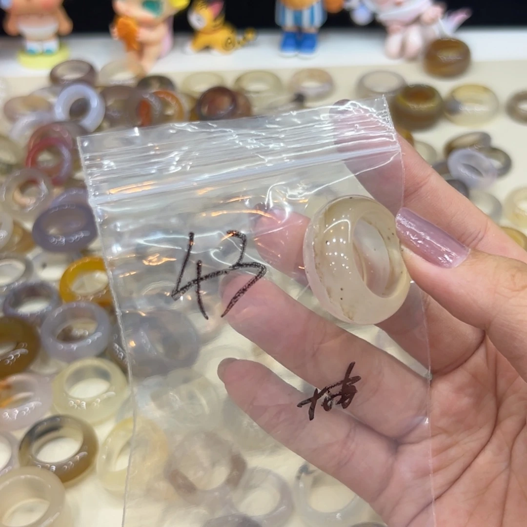 摘****查罗石合金戒指43港18