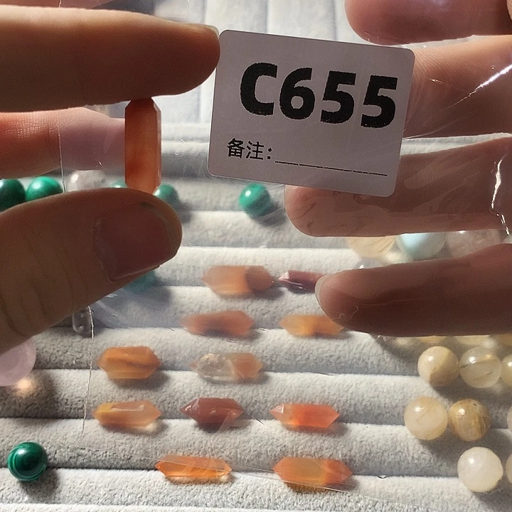 建***国未镶嵌珠宝半成品水晶天然水晶C655