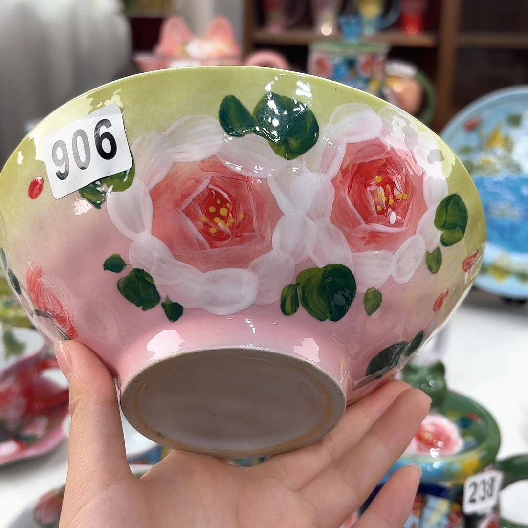 景德镇手绘高温釉下彩陶瓷茶具
