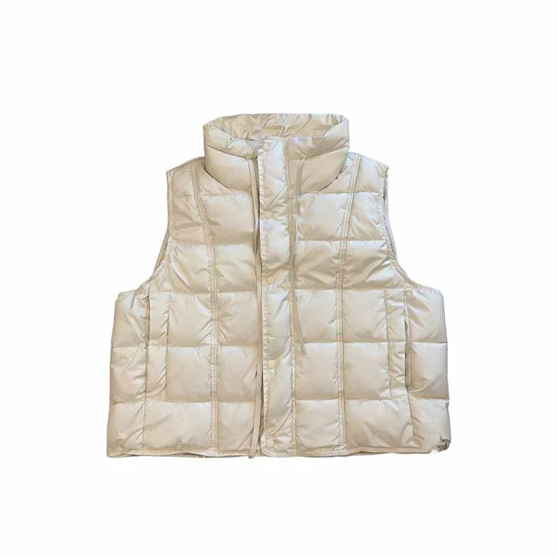 【安可乐】简约时尚百搭高级感坎肩马夹2025秋冬季新款叠穿保暖棉服