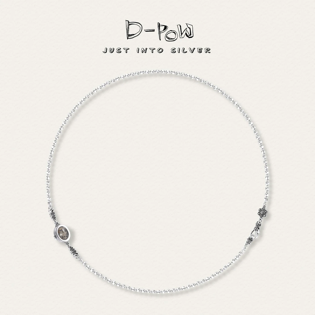 灯小炮 坠链均925银 项链（57cm）（9521）气质轻奢时尚百搭