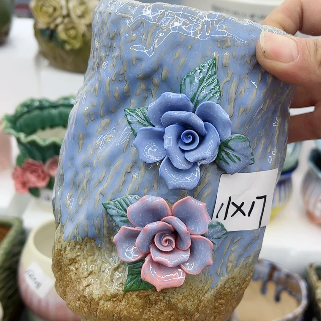 【闪购商品】陶瓷多肉绿植陶瓷花盆