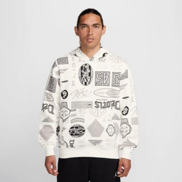 Nike/耐克官方正品 Air Jordan男女款运动休闲连帽卫衣HM7255-133