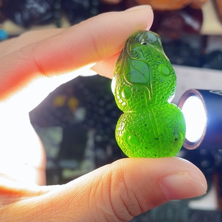 蛇纹石玉未镶嵌手串泰山玉好事发生