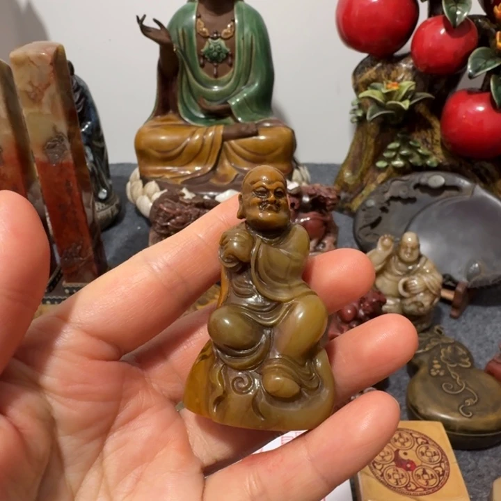 留***站石材手工艺品摆件