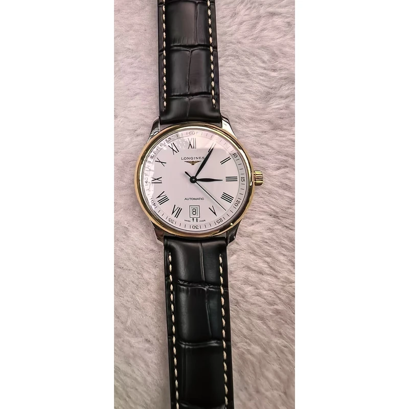 99新 Longines/浪琴 L2.628.5.11.7/名匠628间金罗马/后配扣 lfl