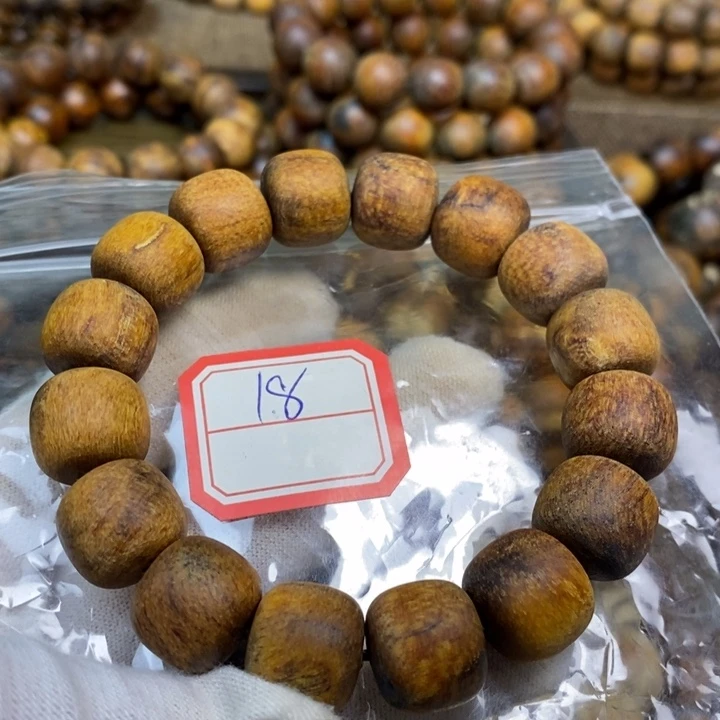 贡木手串/手链13/14红油麻丝糖心