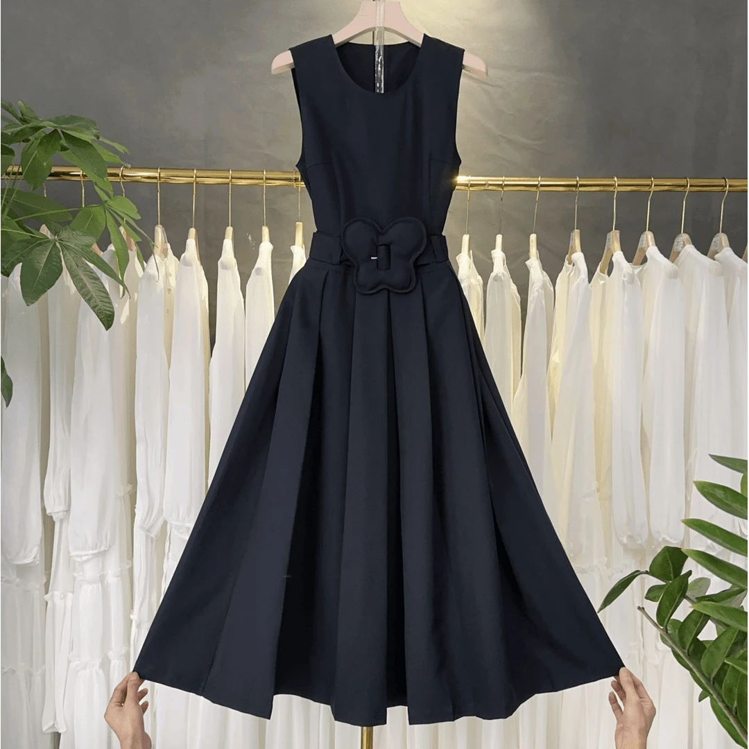 【RG2385】2025年新款时尚气质百搭减龄显瘦新款连衣裙