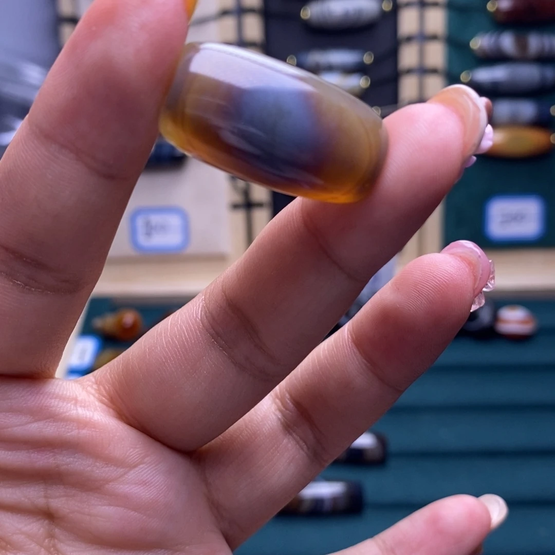 百***花玛瑙/玉髓合金颈饰