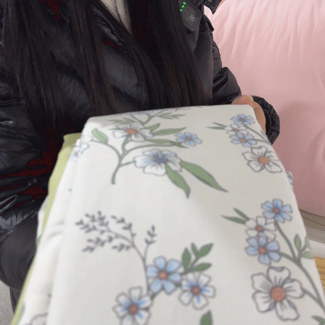 莱赛尔16号 全棉四件套绿