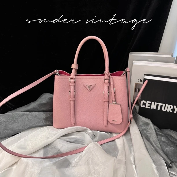 95新 Prada/普拉达 prada double斜挎包