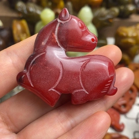 蛇纹石玉未镶嵌颈饰04
