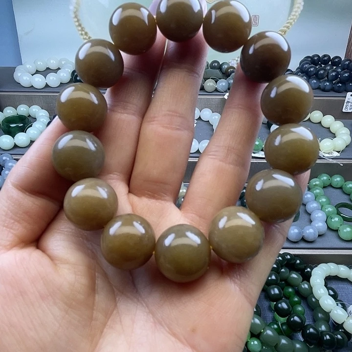 和田玉未镶嵌手链