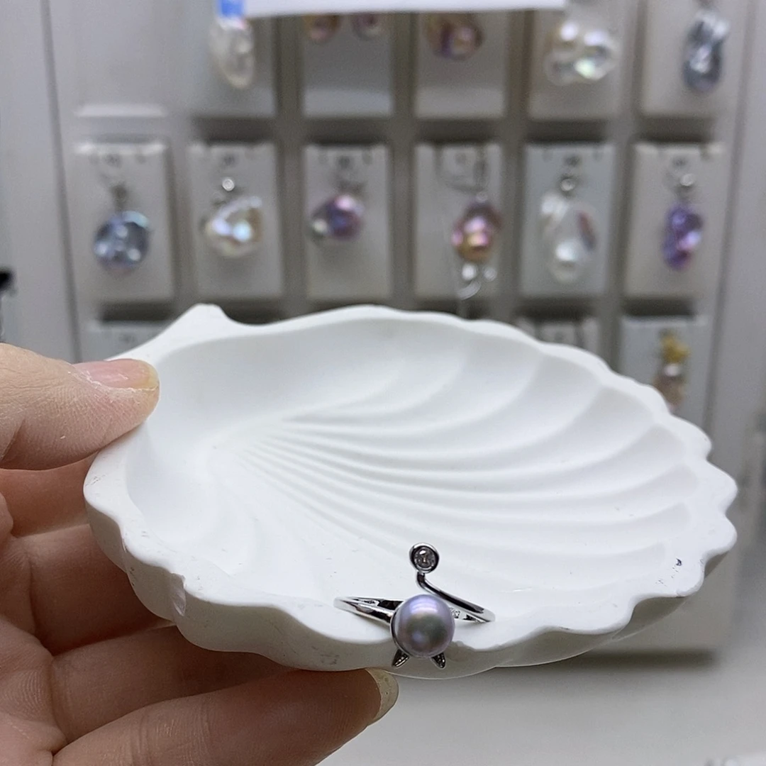 颈饰合金淡水珍珠