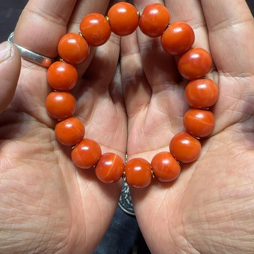 南红玛瑙手链未镶嵌晚*