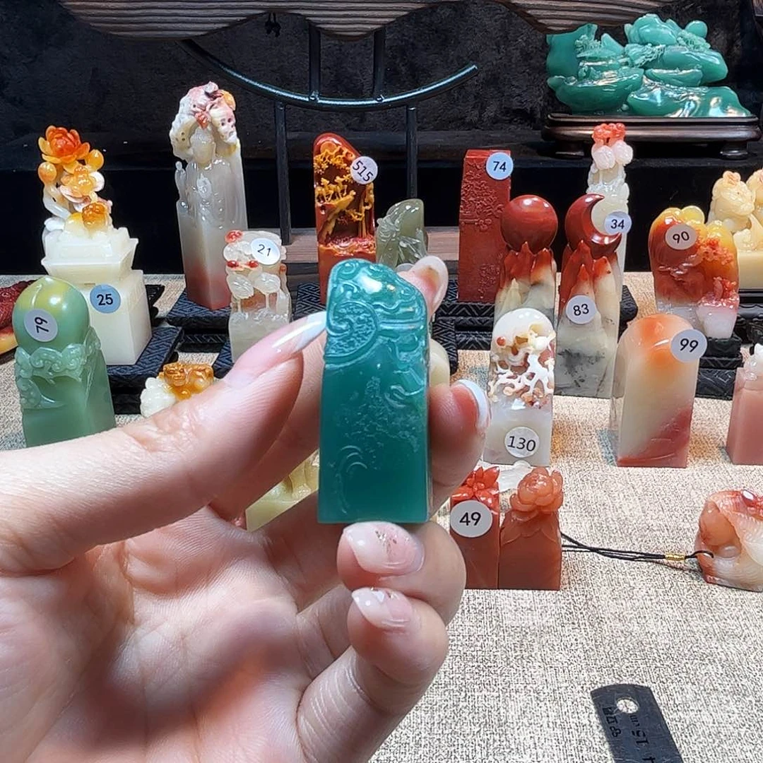 石材寿山石印章1
