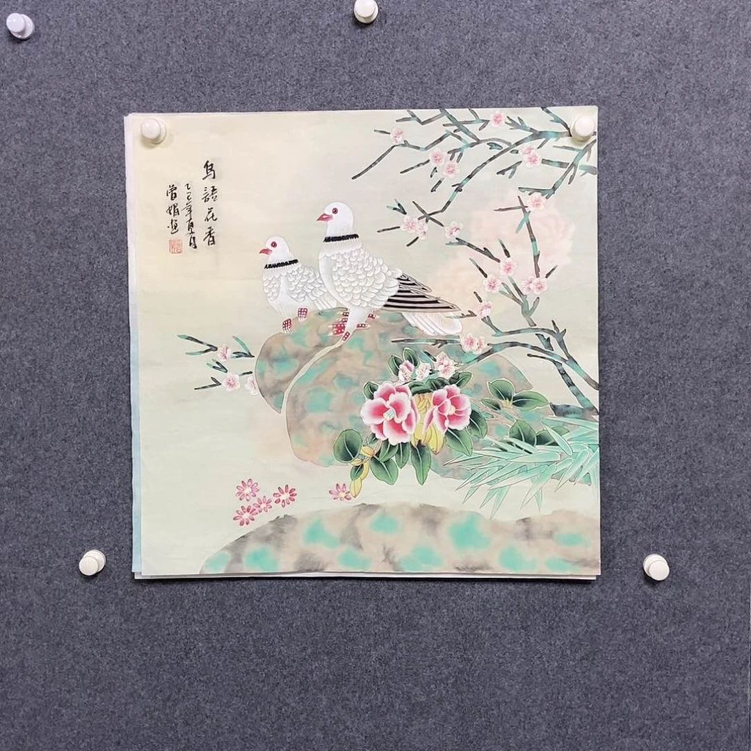 国画四尺斗方一幅