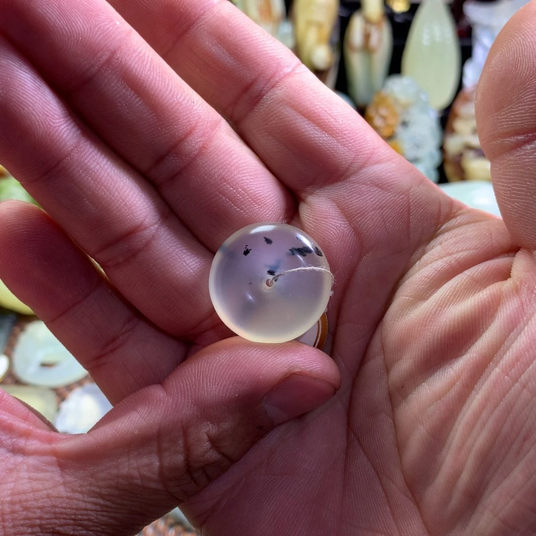 岫玉颈饰未镶嵌奶*