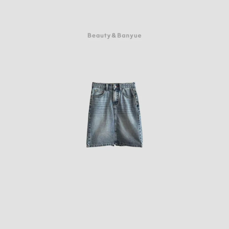 BANYUE【复古显瘦】新款女士轻奢小众时尚百搭高腰遮肉梨形半身裙