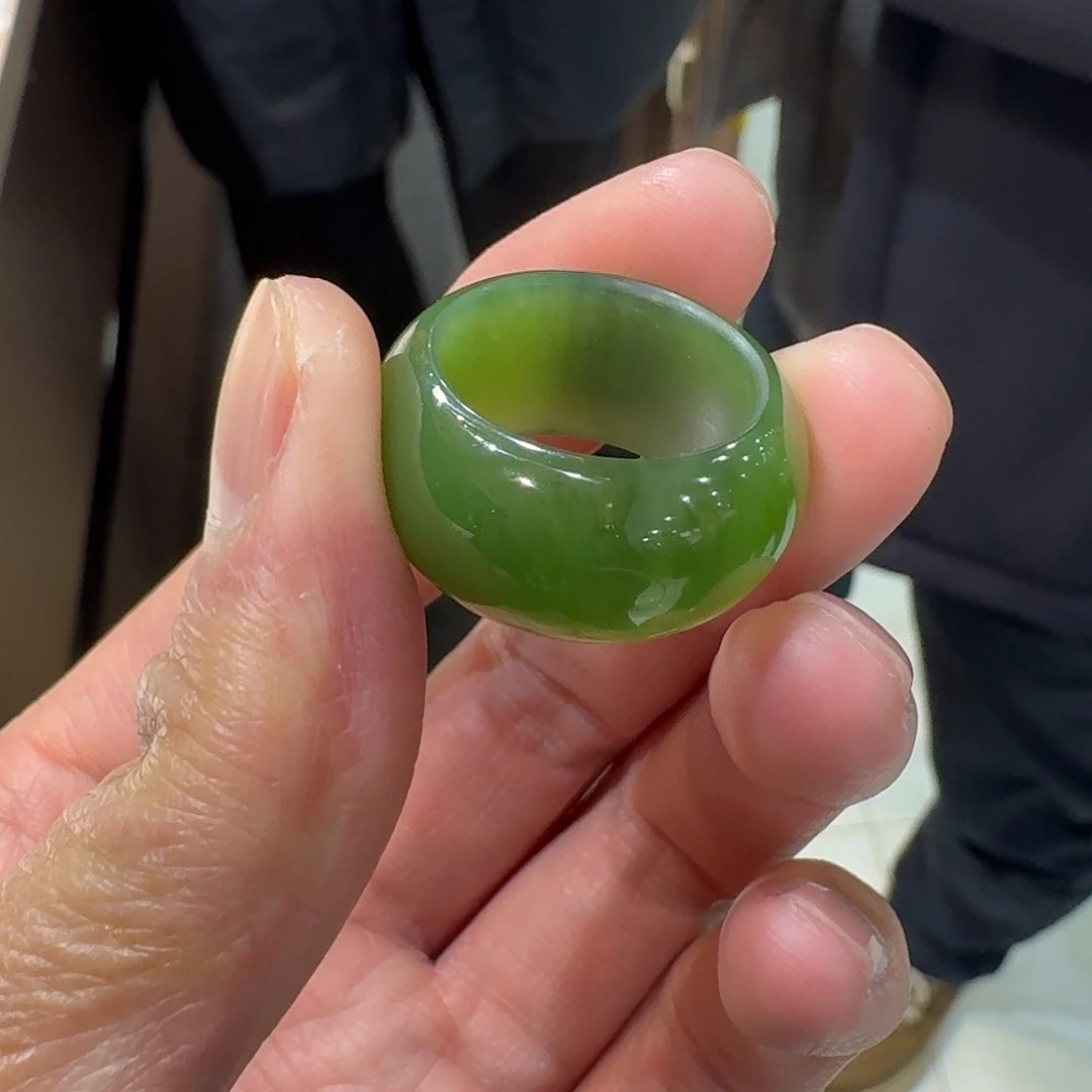 和田玉戒圈未镶嵌16好大哥