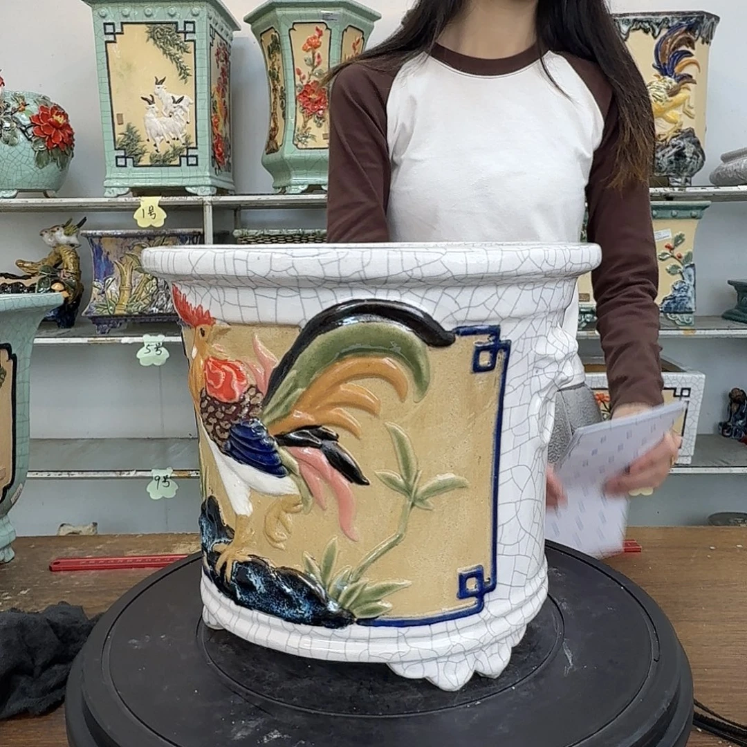 豆***自内口25深度22石湾盆