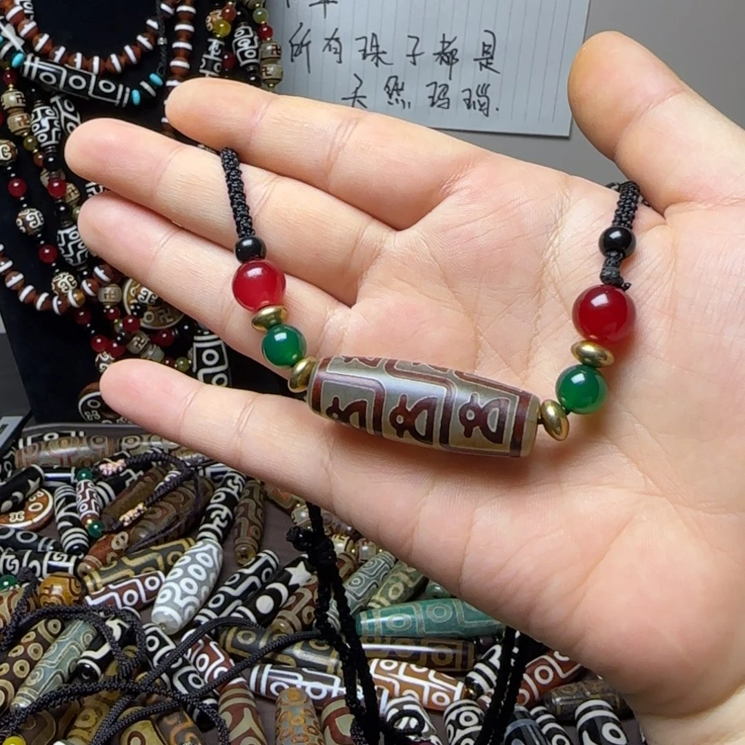 玛瑙/玉髓合金颈饰