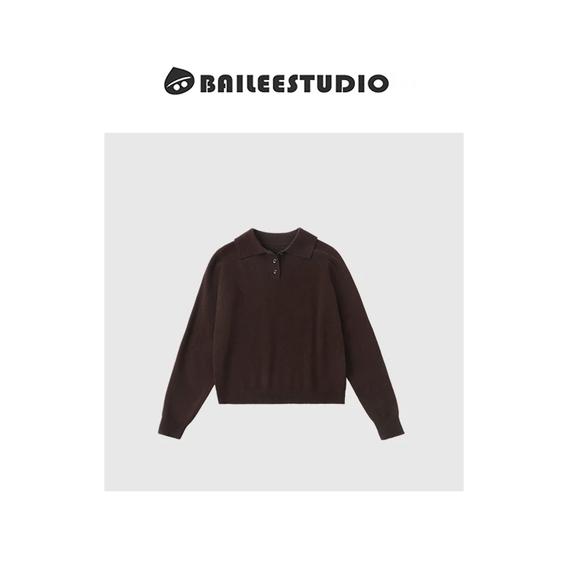 【柏栗良品】春季新品~休闲设计感百搭POLO衫122502