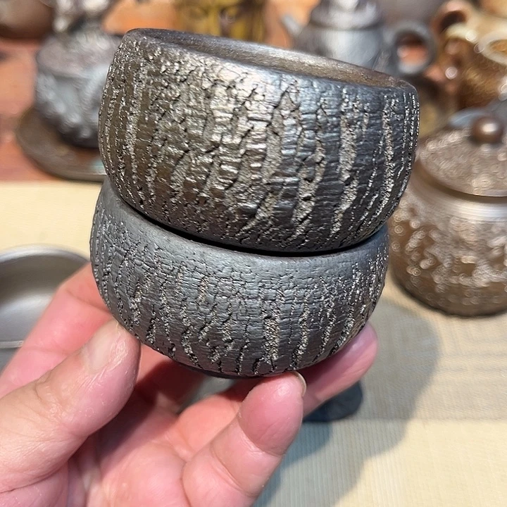 *****摆件柴烧裸烧茶具放漏75