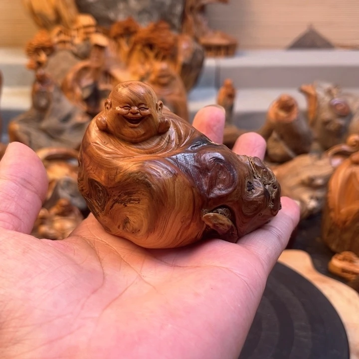永***忧柏木太行崖柏手工雕刻