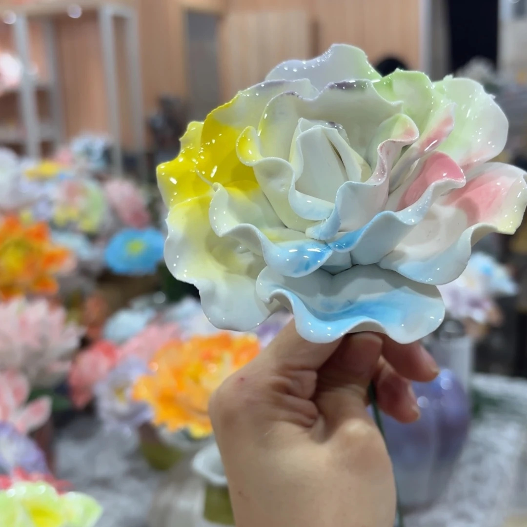 陶瓷花，拍满20发货，退款拉黑