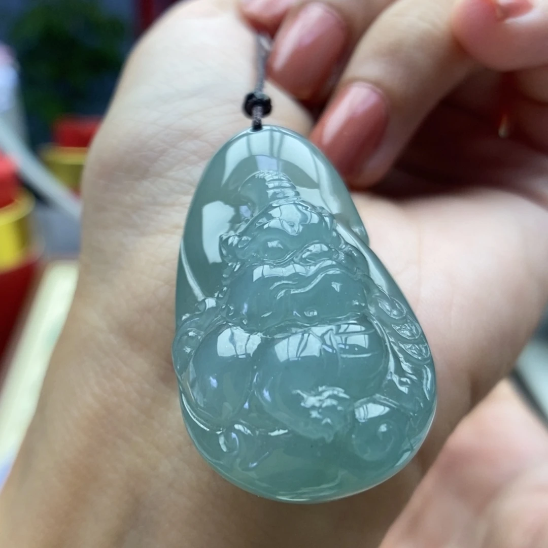 翡翠未镶嵌颈饰吊坠54