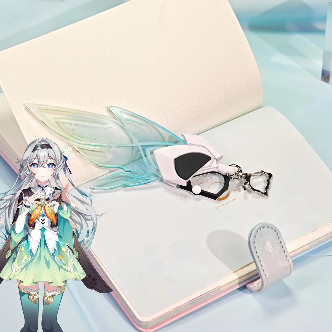 萤火虫翅膀游戏启动崩坏星穹铁道流萤二次元亚克力挂件钥匙扣