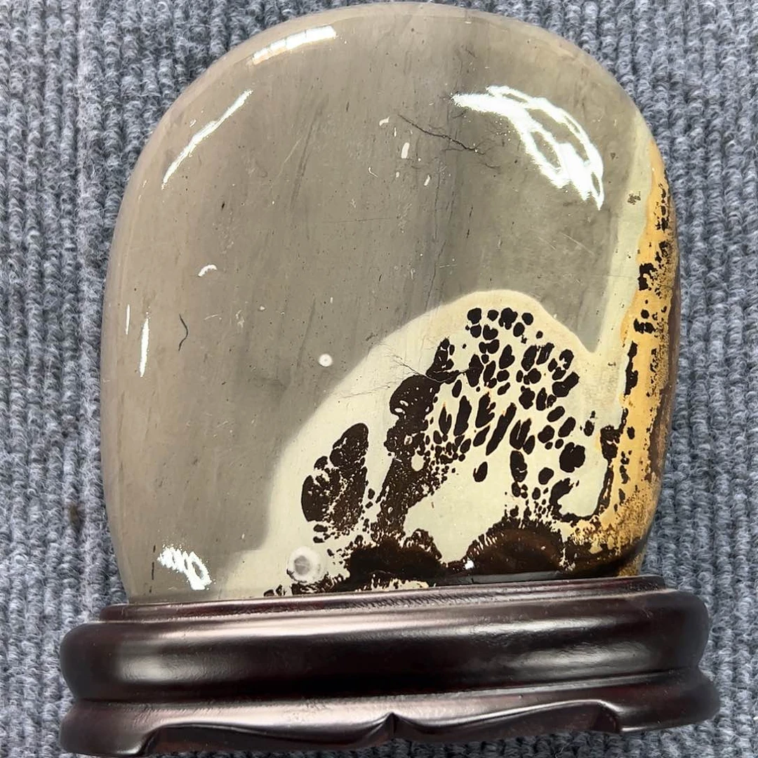 广西石广西天然国画石