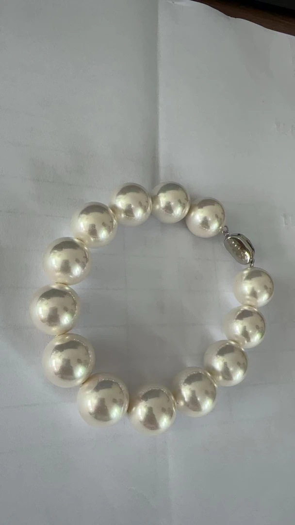 Z102精美时尚美人珠链（约k16炫彩手链~白）多样性发货（阮院长）