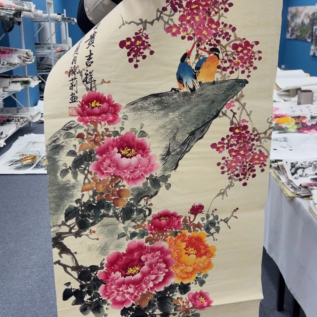 国画国画纯手绘作品欣赏哦