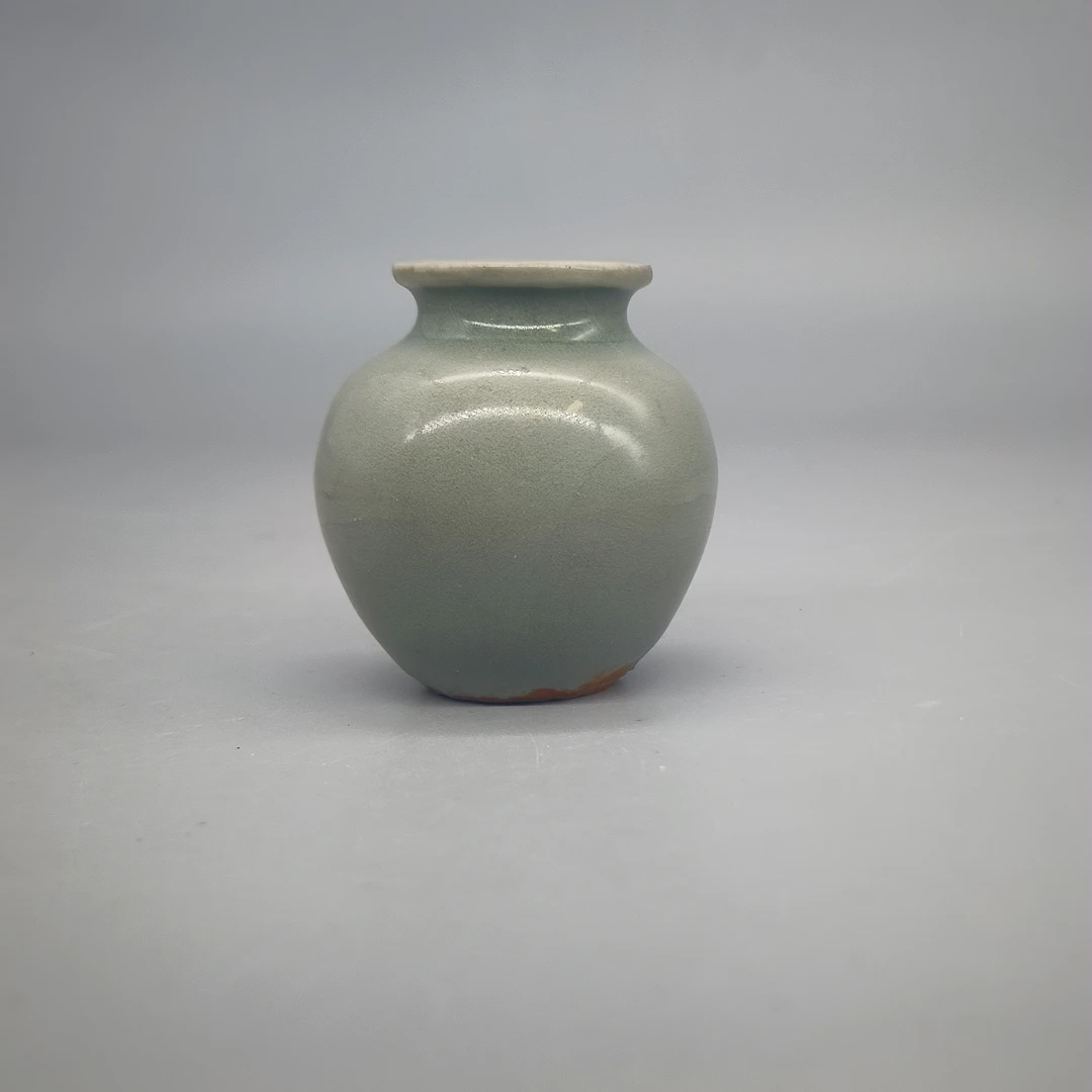 明代 92503011*明早期龙泉窑青瓷水盂/瓷器九/江苏省文物总店