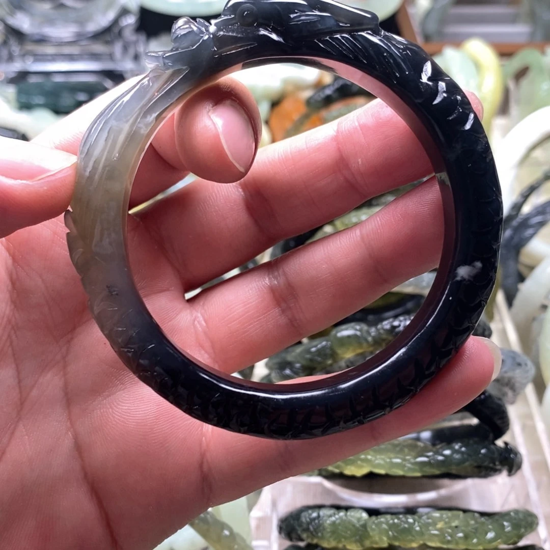 岫玉手镯未镶嵌〇手镯