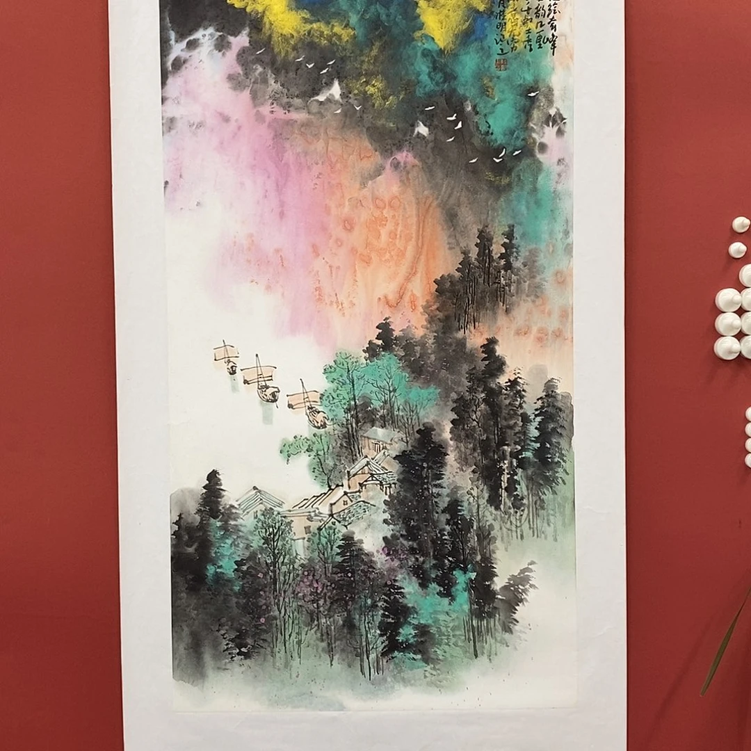 国画黄桂明三尺精品佳作