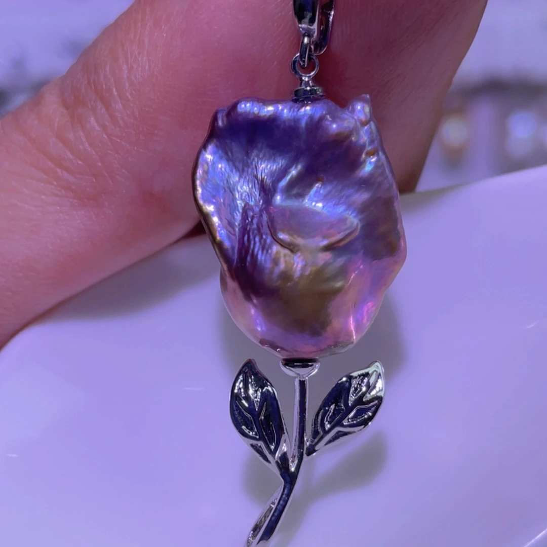 未镶嵌天然淡水珍珠吊坠淡水珍珠