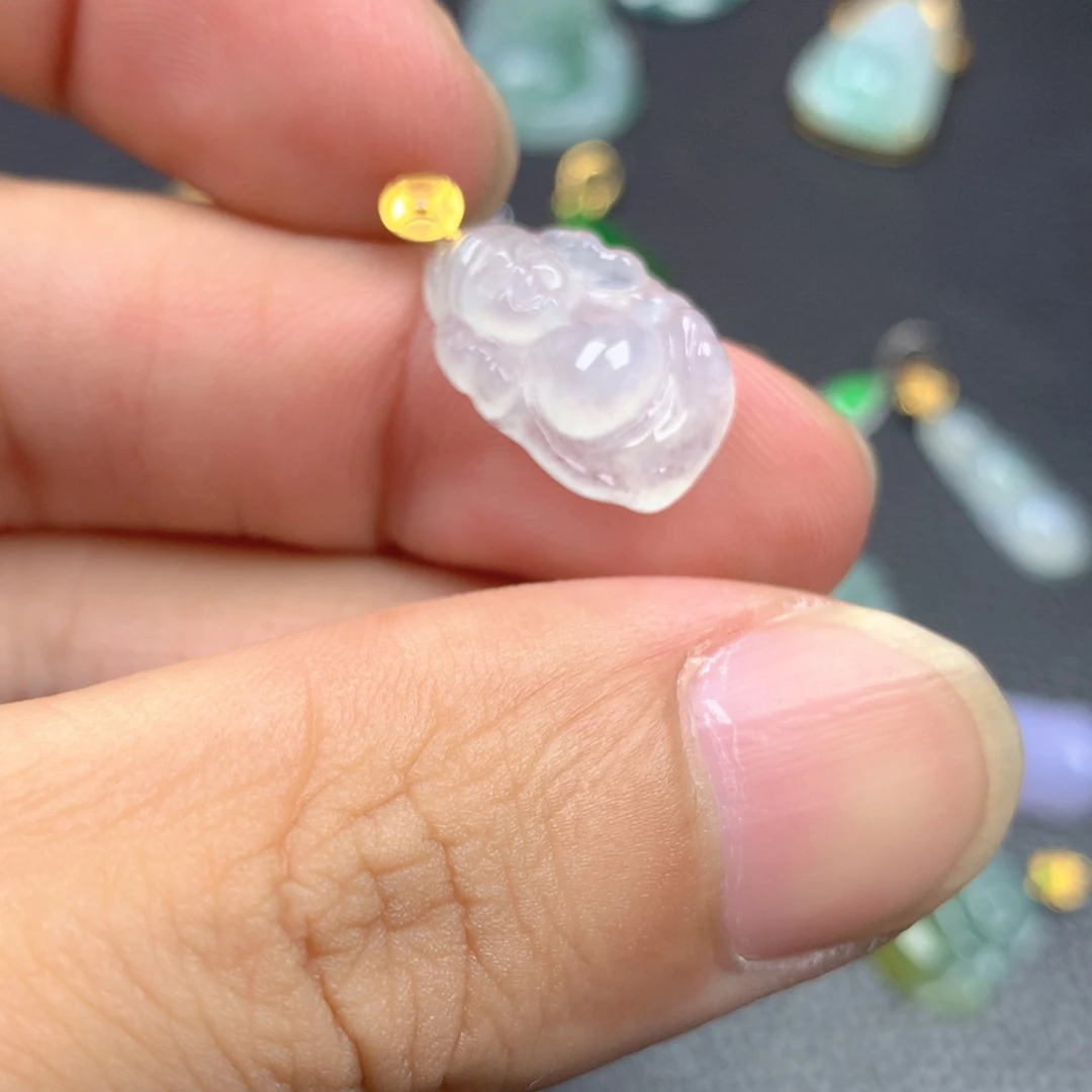 【闪购商品】翡翠18K金镶嵌颈饰翡翠