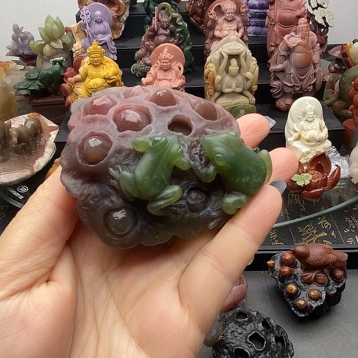 石英质玉未镶嵌吊坠(不含链)