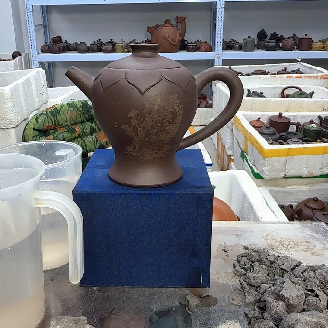 茶壶紫砂宜兴紫砂壶瑕疵