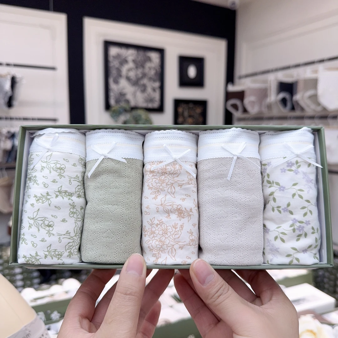 【5条装】莫代尔舒适透气大包臀不夹屁屁女士内裤（90--135斤）