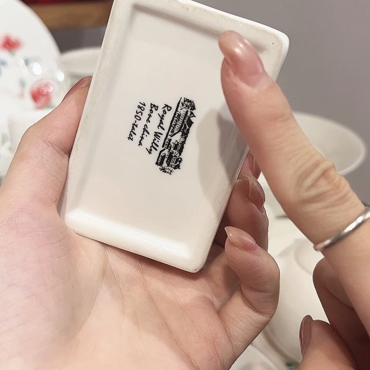 静***年瓷片提篮花插1个瓷片瓷片