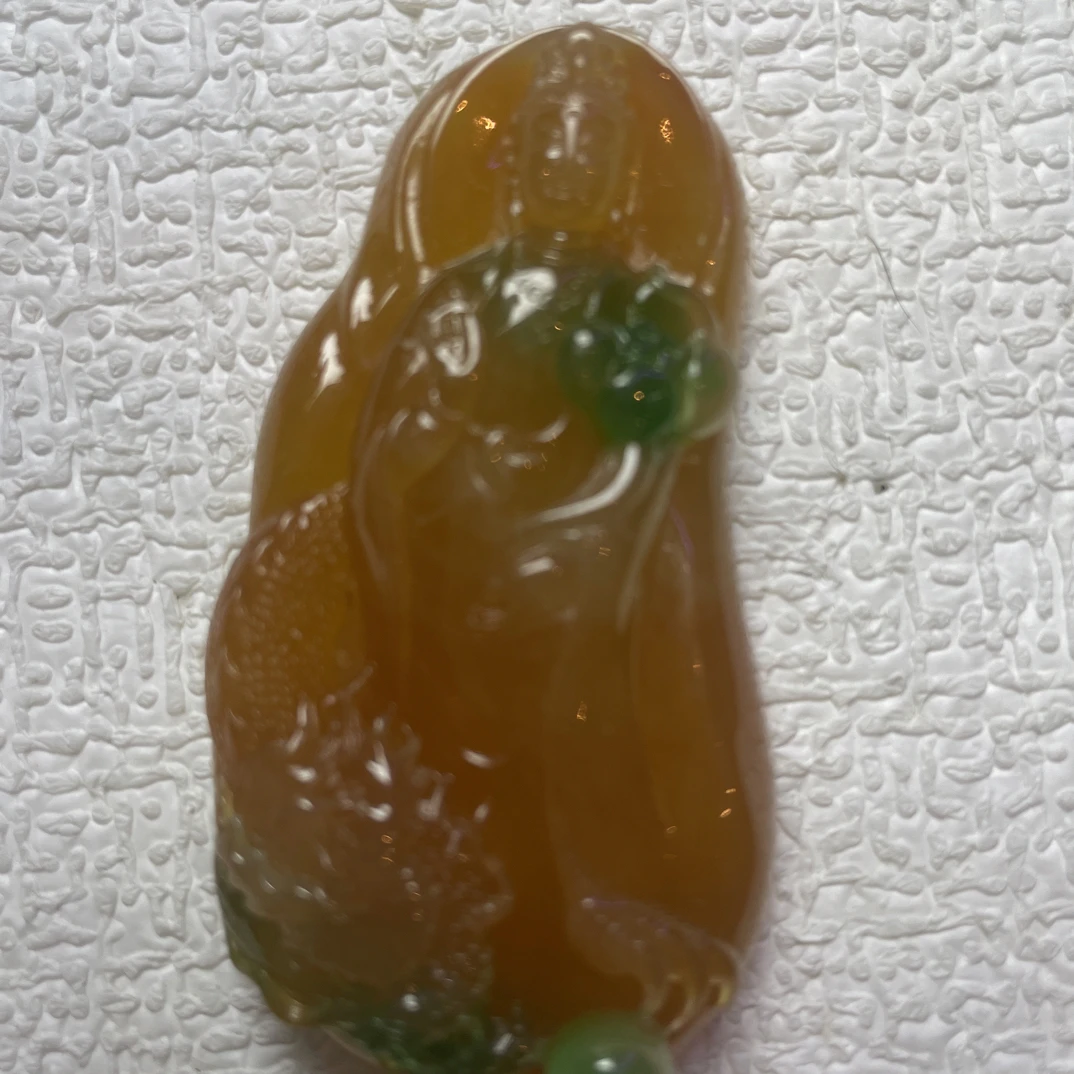 挂件观音精工雕刻