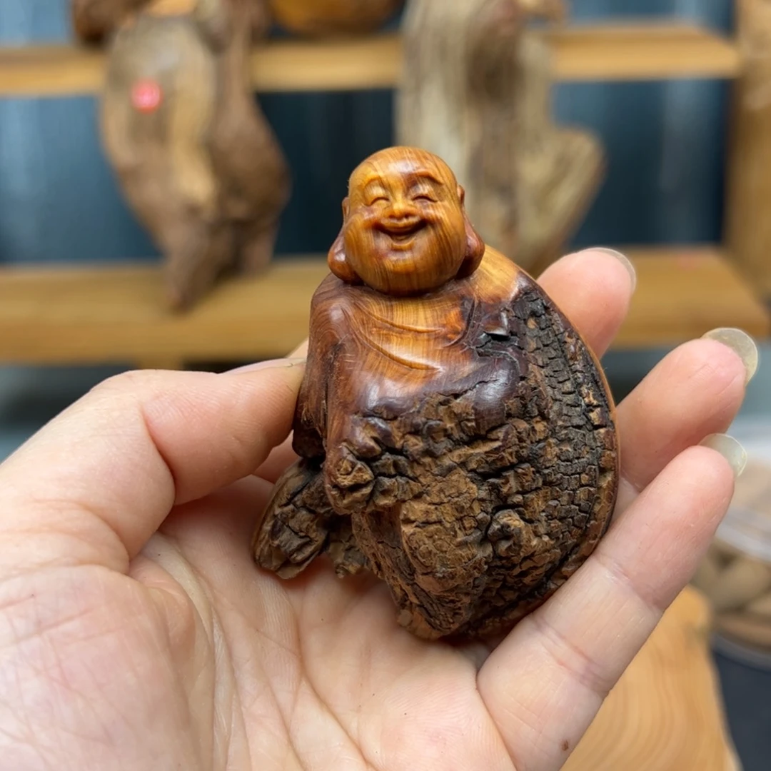木用****9崖柏木摆件手把件