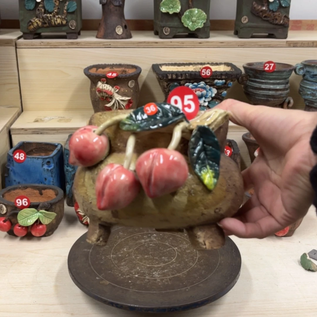 【闪购商品】紫砂花盆惟***?微瑕！！！！！！！！！