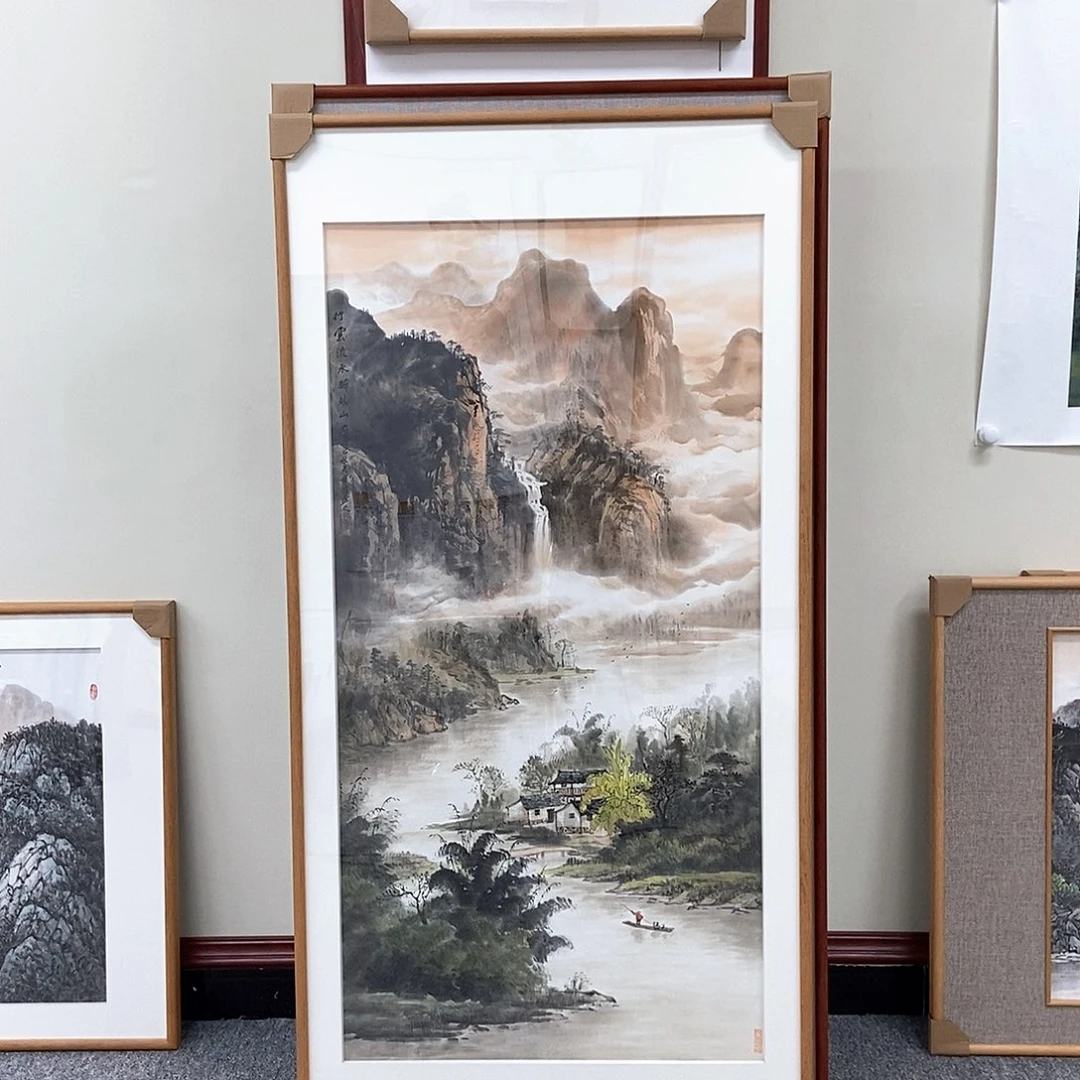 治***血国画周顺良四尺精品