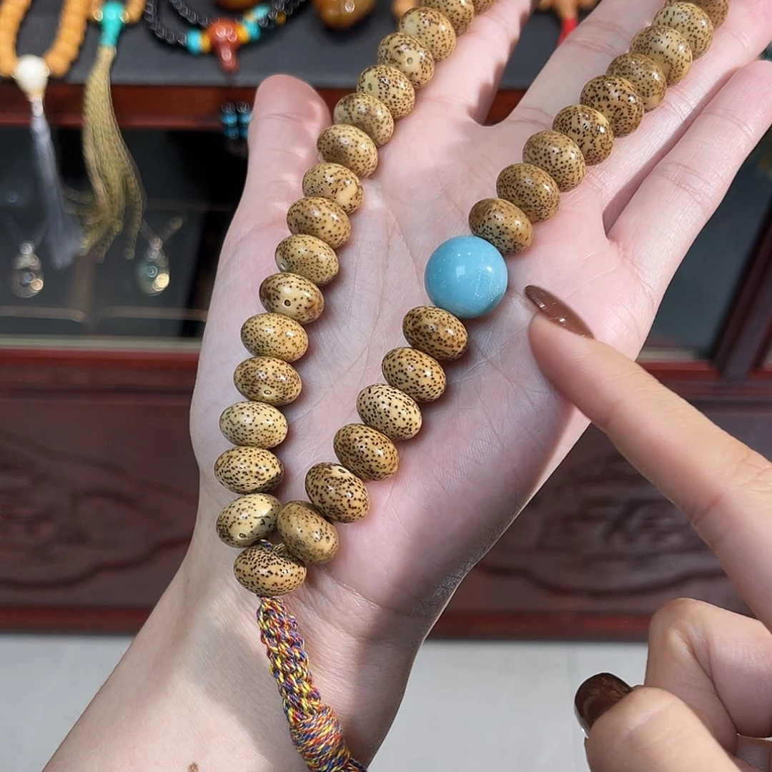 梦***谁手串星月菩提天然9×13星月菩提秒杀